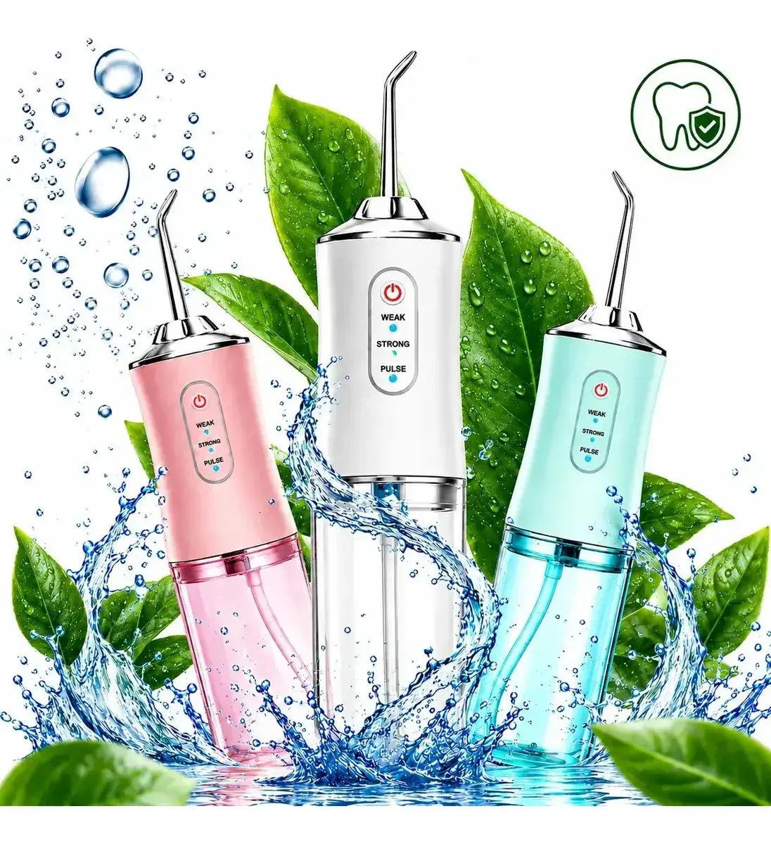 Irrigador Oral bucal Limpeza Elétrico Bivolt Portátil Dental Gengiva Jato D'água 3 Níveis De Pressão Recarregável Cores Aleatoria KATELUO thumbnail 7