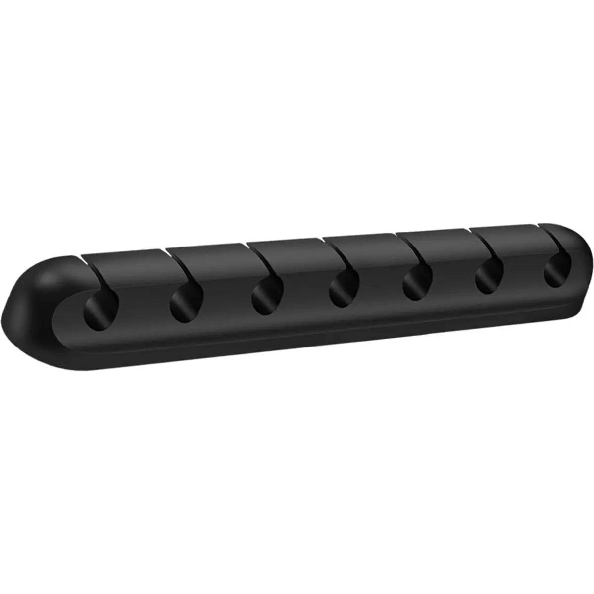 Fortrek Clip Organizador de Cabos e Fios 7 Clips Preto Adesivo Fixação p/ Cabos até 5mm - FK233O