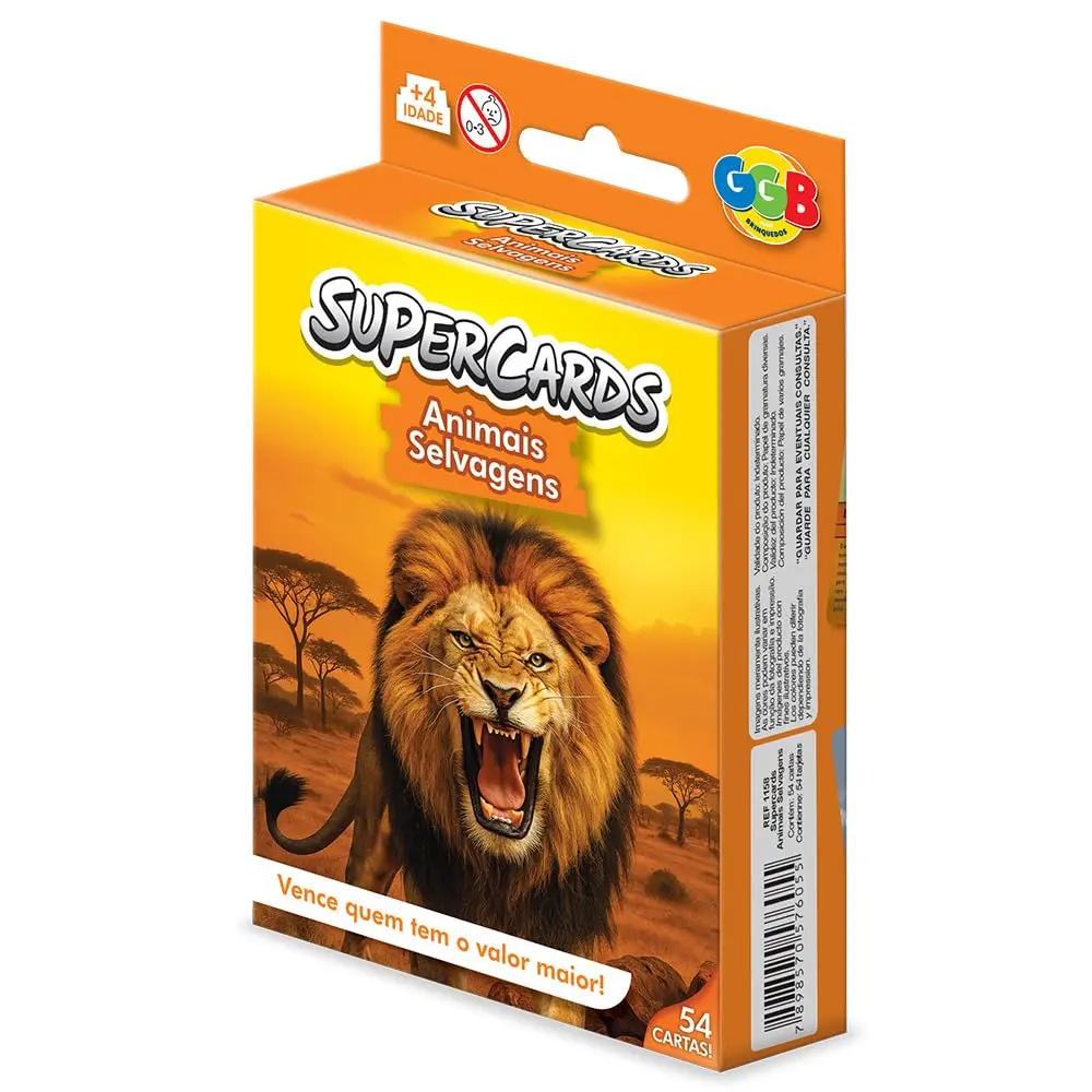 GGB Jogo Supercards Animais Selvagens