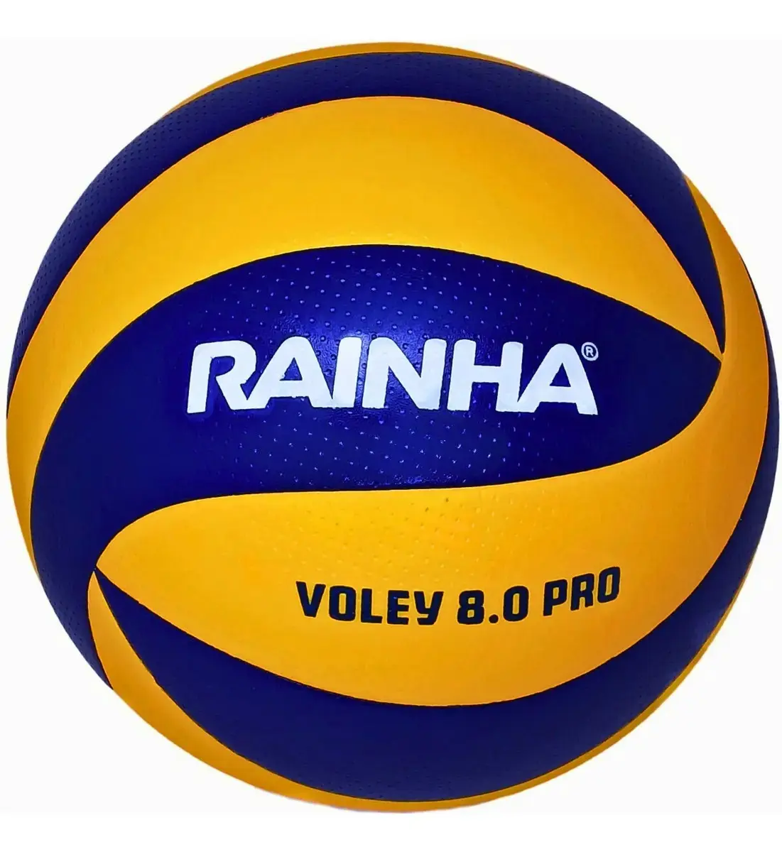 Bola Volei Rainha 8.0 Pro Cor Amarelo/azul