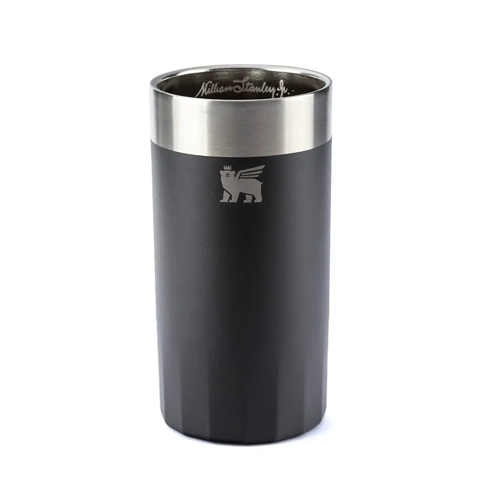 Stanley - Copo prismático isolado para cocktails, antiderrapante, para bebidas quentes ou frias, 381 m, Foundry Black
