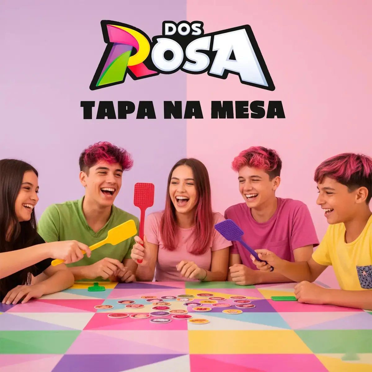 Jogo De Tabuleiro Infantil Tapa Na Mesa - Dos Rosa - Nig thumbnail 3