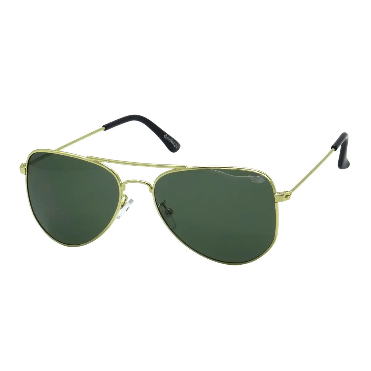 Óculos de Sol Estilo Aviador Dashgo Eyewear Clássico Vintage Proteção Solar Uv 100%, com Kit Case e Flanela