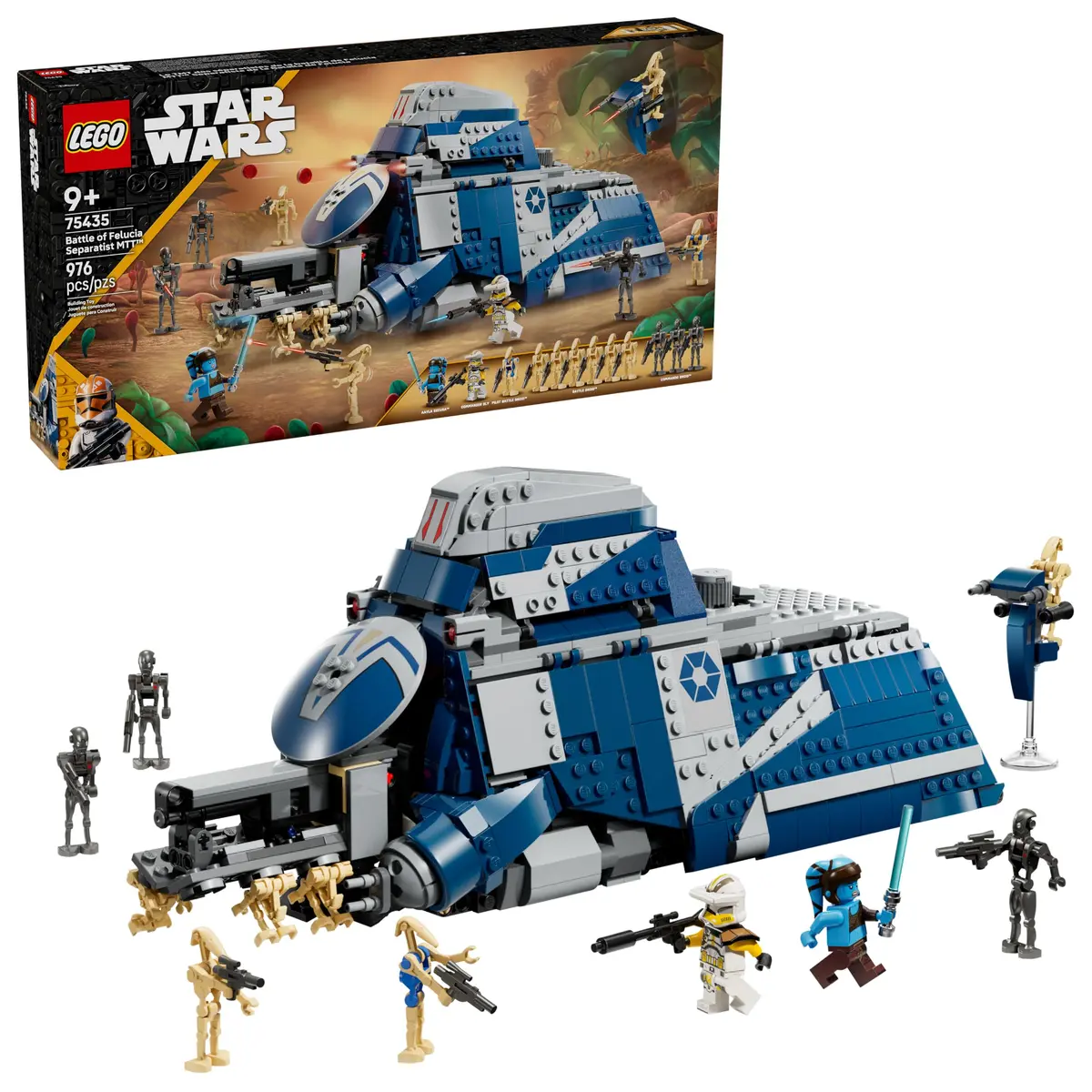 LEGO Star Wars™ Batalha de Felucia MTT™ 75435 9+anos 976 peças Building Kit