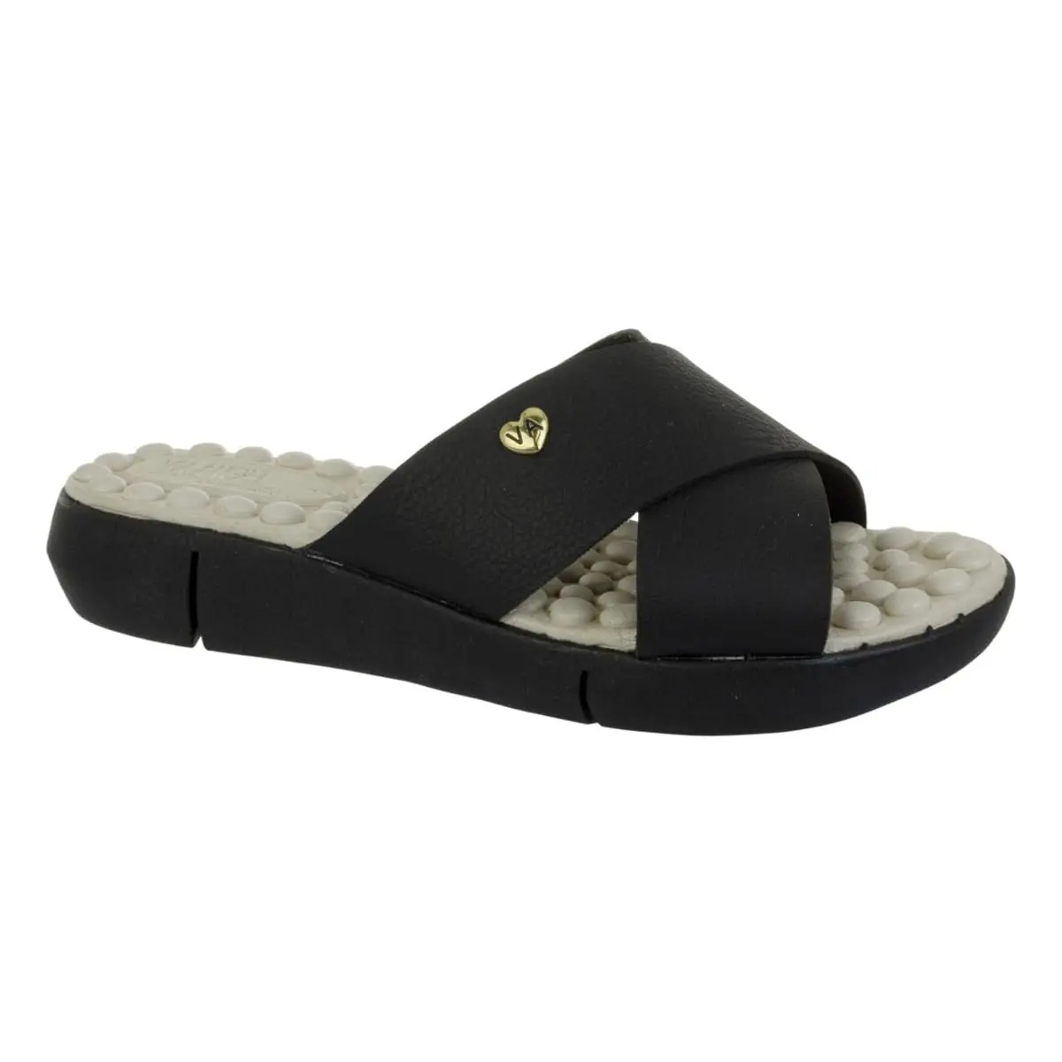 Tamanco Feminino Ortopédico Chinelo X Palmilha Anti-Stress Massageadora Leve Confortavel Via Angel 56.03 - 1