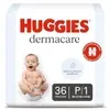 Fralda Huggies Dermacare P c/36 p/ pele sensível - 1