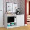 Balcão Micro-ondas Nova Móbile Classic com 2 Portas e 2 Prateleiras - Branco - 1