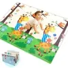 Tapete Infantil Dobrável 8mm Dupla Face Selva - 1