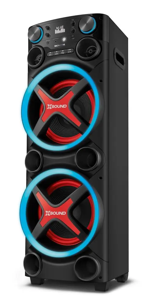 MONDIAL, Torre de Som, Luzes, Bluetooth, Preto, 2200 W RMS, APP - TM-2200