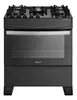 Fogão 5 Bocas Atlas Atenas Glass Preto A Gás com Mesa de Vidro e Mega Chama Bivolt - 1