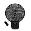 Ventilador de Parede Mallory Smart Control 140W Preto com Grafite - 220V Com controle remoto - 1