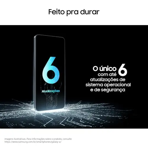 Celular Samsung Galaxy A17, 128GB, 4GB, 50MP Tela 6.7", IP54 - Preto thumbnail 8