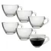 Kit 4 Canecas de Vidro 90ml p/ Café ou Chá - 1