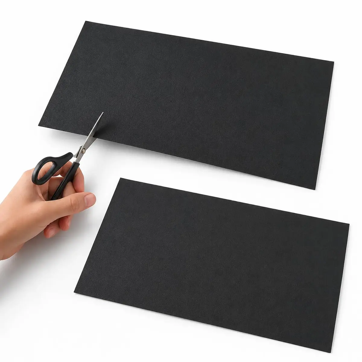 Kit 2 Protetor Feltro Autoadesivo 48x24cm p/Pés Móveis Ajustável Anti-Risco | Recortável no Tamanho Desejado, Protege Pisos de Riscos e Arranhões, Ideal p/ Cadeiras, Mesas, Sofás e Outros Móveis