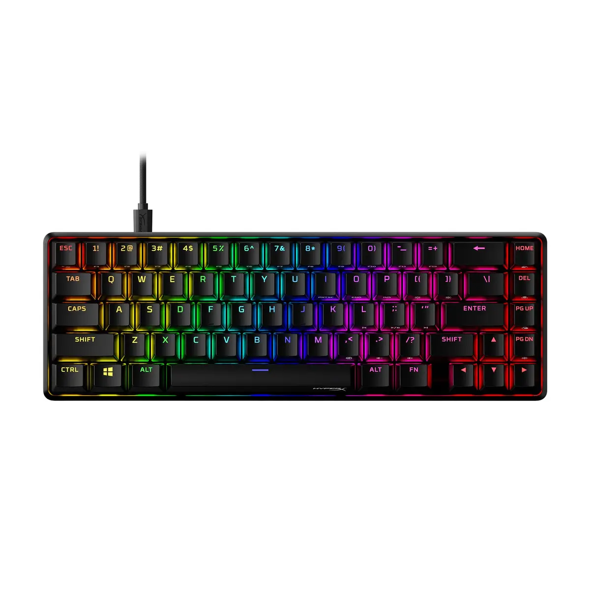 HyperX Alloy Origins 65 - Mechanical Gaming Keyboard - HX (US Layout), Preto, 4P5D6AA#ABA