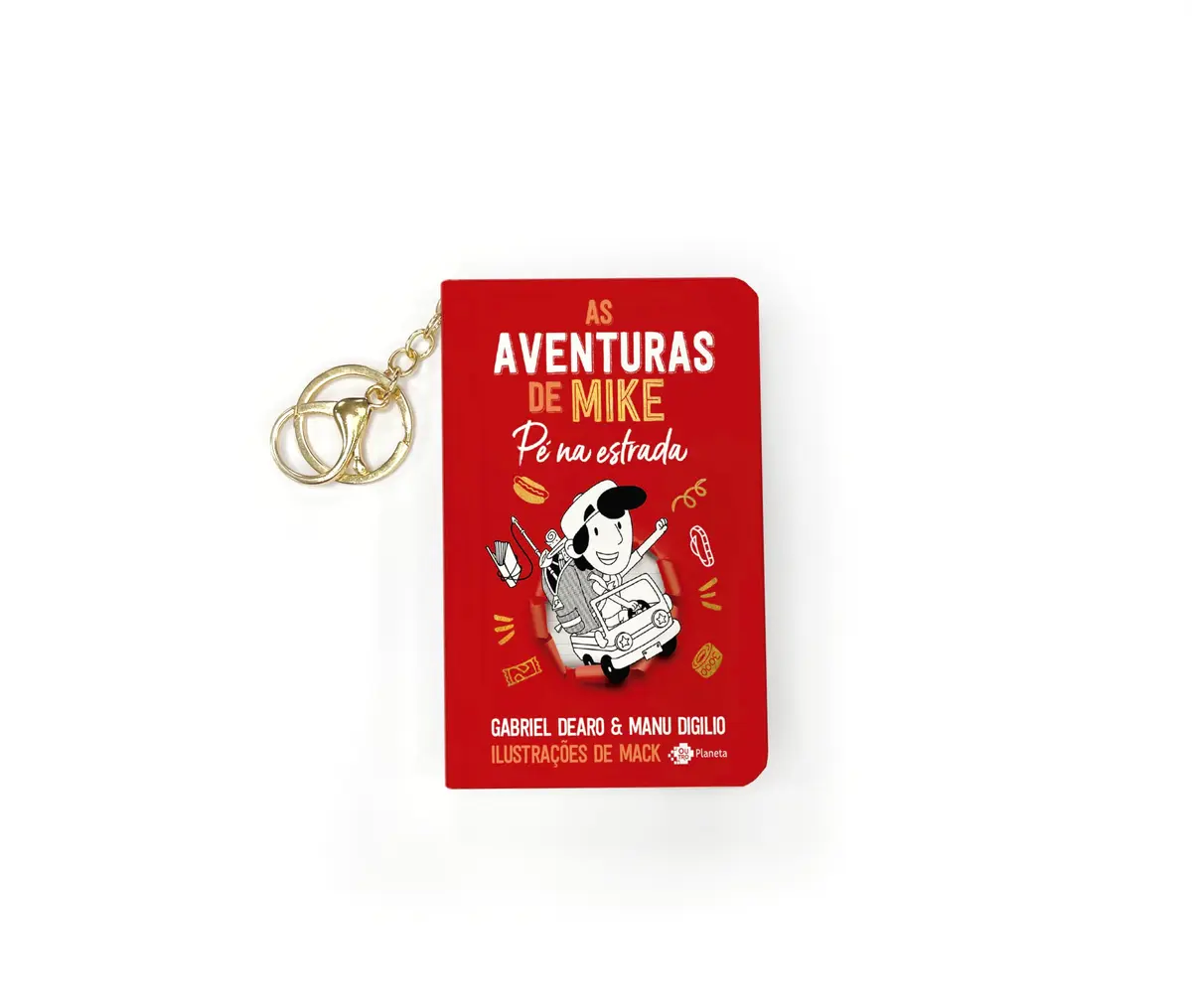 As aventuras de Mike 5: pé na estrada: Livro de bolso com chaveiro