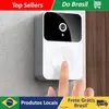 [🇧🇷] Campainha Com Câmera Vídeo Porteiro Sem Fio Wifi HD  - 1