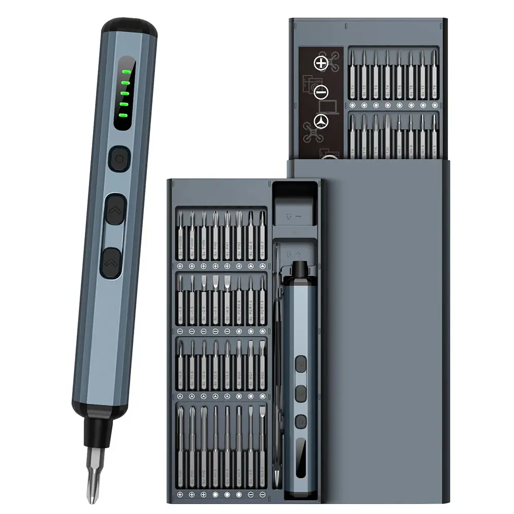 Conjunto de chave de fenda elétrica 68 em 1, 5 configurações de torque, ferramenta elétrica de precisão, pontas de chave de fenda magnética para iphone, óculos, relógio, pc