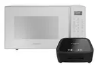 Compre Micro-ondas Brastemp 32L Branco BMS46AB e Ganhe Sanduicheira Cadence Preto SAN400 * Estoque limitado - 1