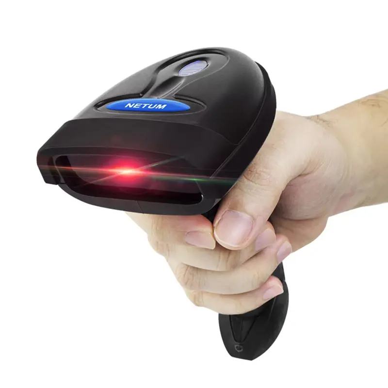 Netum NT-1698W scanner de código de barras sem fio portátil e NT-1228BL bluetooth 1d/2d qr leitor de código de barras pdf417 para ios android ipad - 1