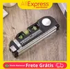 [R$16 Moedas/BR] Nível a Laser, Trena Level Pro 3 Estágios Alta Precisão, Fita Métrica  - 1