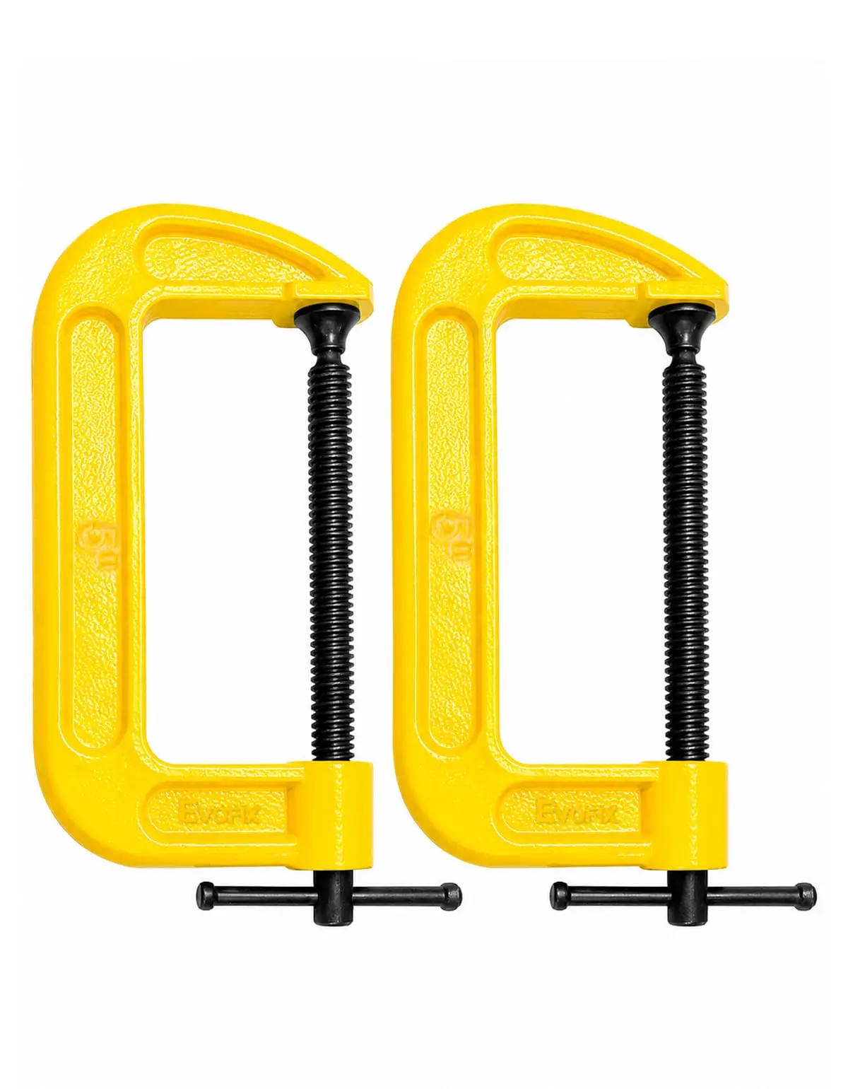 Kit Grampo Braçadeira Tipo C 5 Polegadas Aço Reforçado Marcenaria (2)