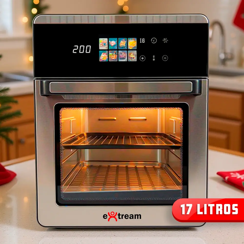 Fritadeira Air Fryer Oven Forno Elétrico Digital Extream 17L / 10L - 1