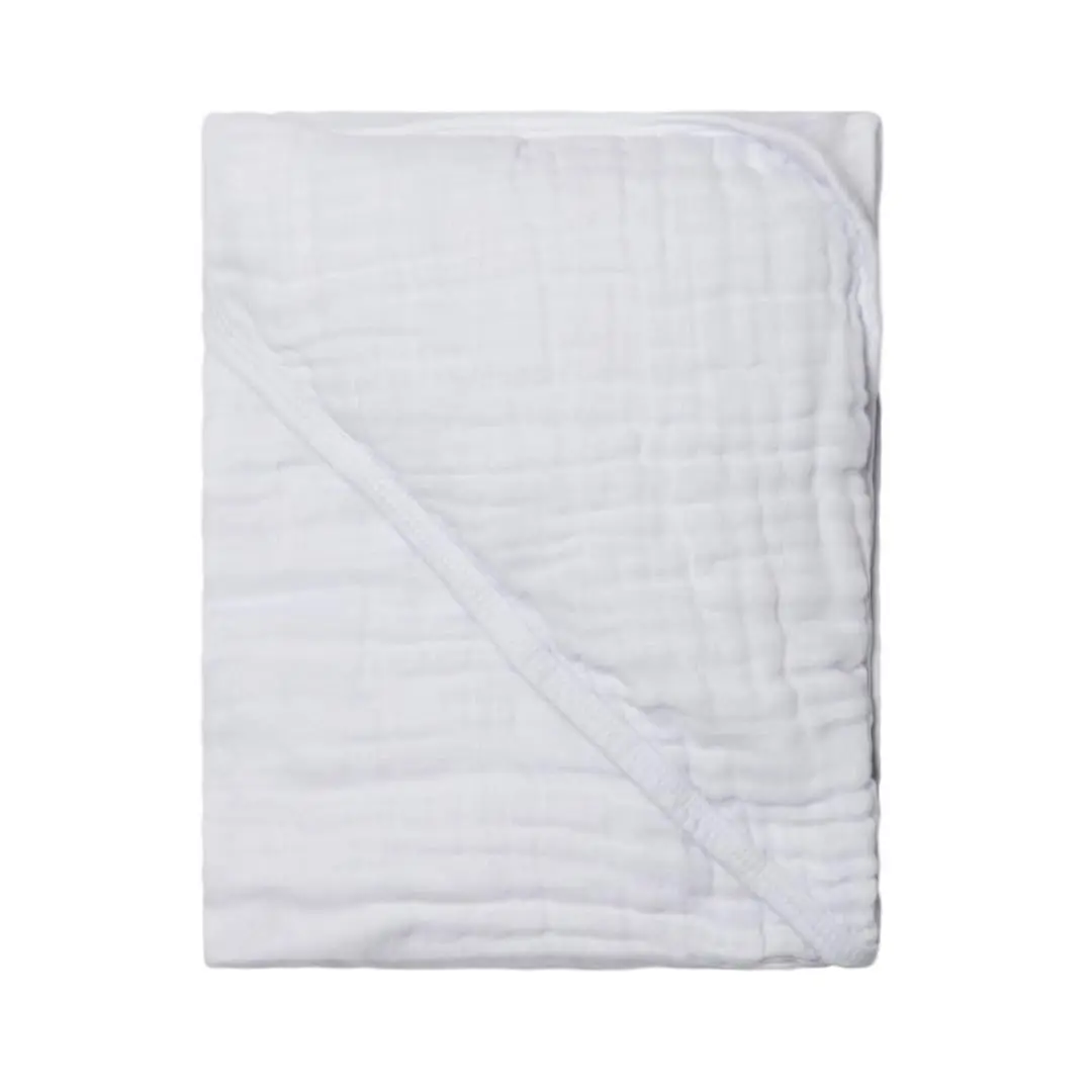 Toalha de Banho Papi Baby Soft Premium com Capuz de Canto Cores 80 cm x 70 cm 1 Unidade, Branco - 1