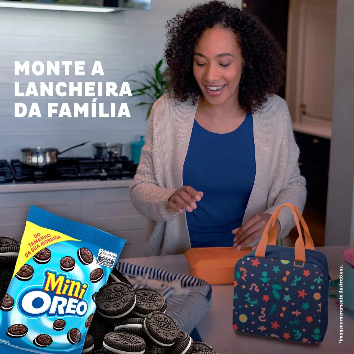 Biscoito Recheado Mini Oreo Original 35g - Caixa com 10 unidades thumbnail 4