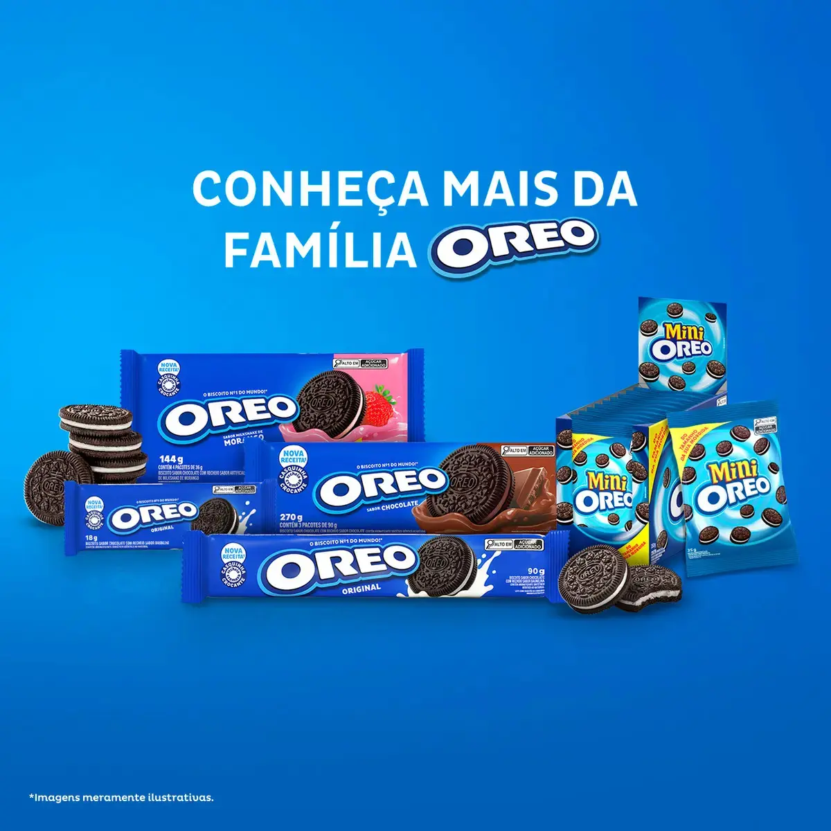 Biscoito Recheado Mini Oreo Original 35g - Caixa com 10 unidades thumbnail 10