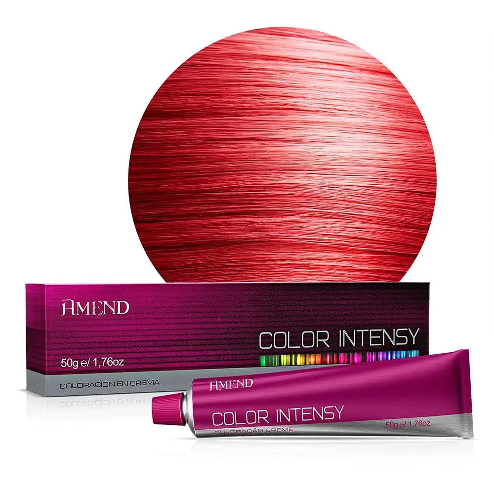 Coloração 0.6 Vermelho Intensificador 50g | Amend Color Intensy | Intensifica tons avermelhados com pigmentação pura e brilho radiante.