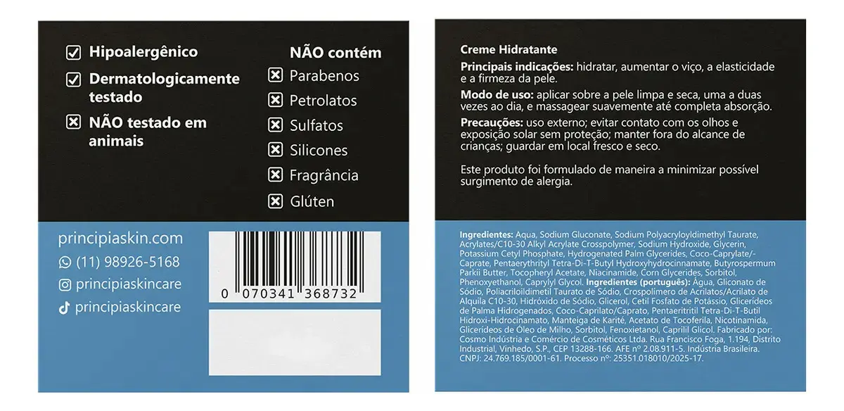 Principia Kit Limpeza E Hidratação Ch-01 + Ol-01 + Gl-02 Todo Tipo De Pele Dia/noite thumbnail 9