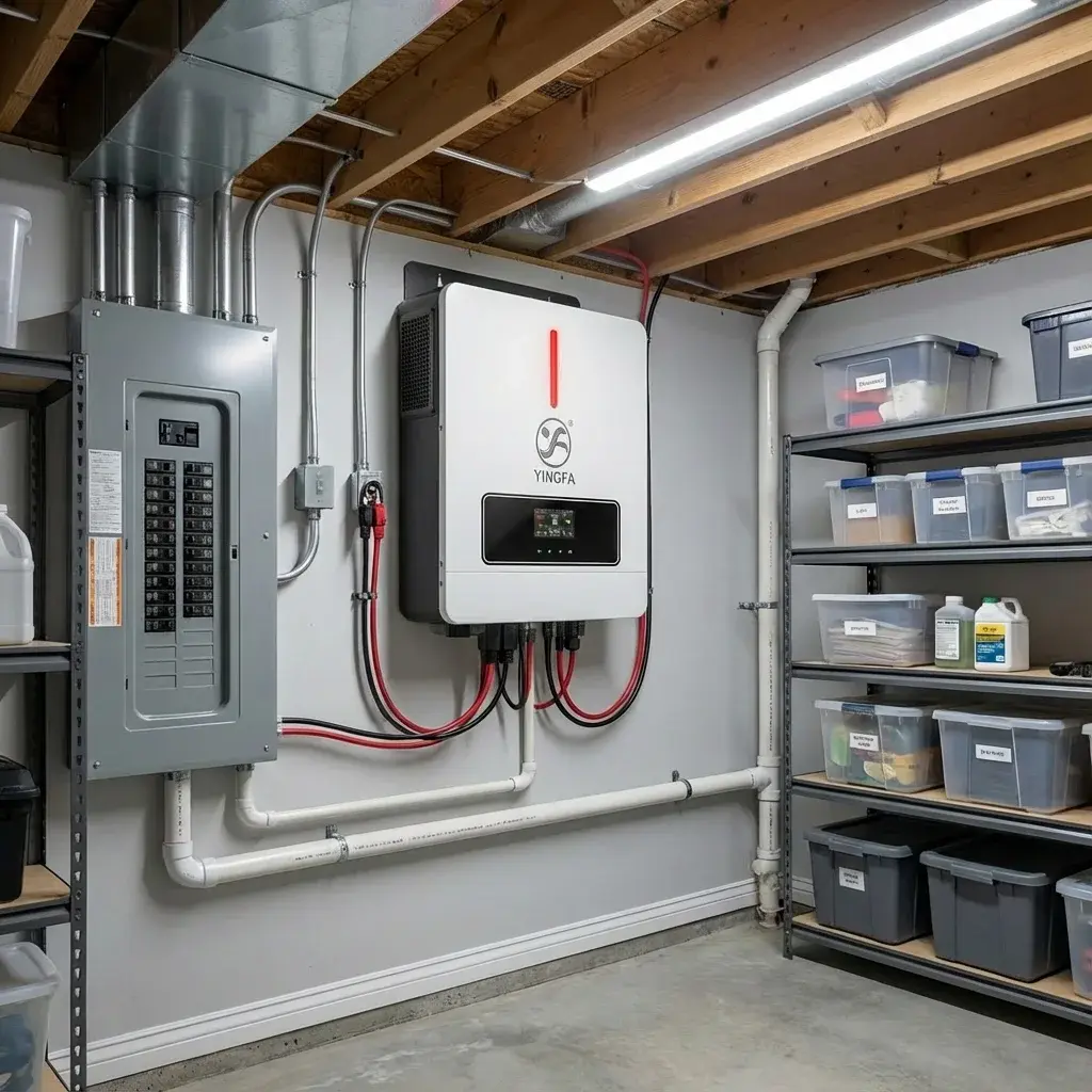 Inversores Solares Híbridos Yingfa Brasil 3.6kW 24V DC 110V AC / 6.2kW 48V DC 220V AC para Uso Doméstico
