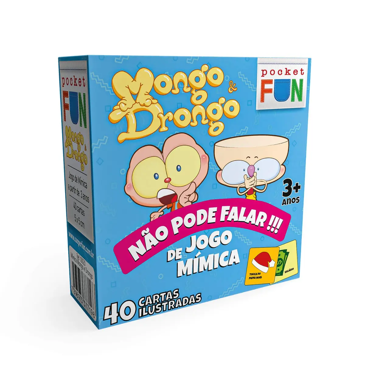 CooperFun - Mongo & Drongo - Mímica, Mini Jogo, 3+ Anos, 2 Jogadores ou Mais, 15 minutos por partida