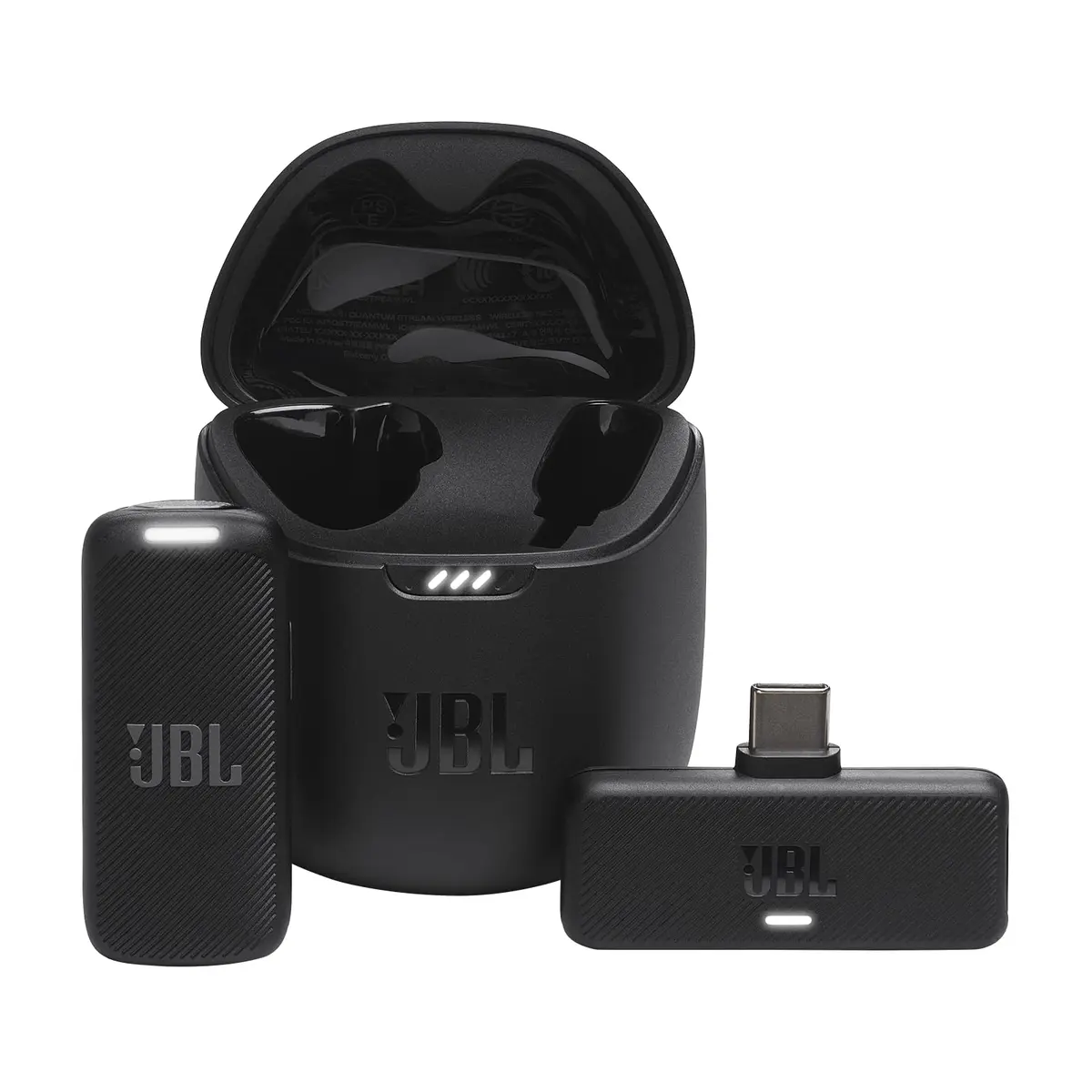JBL, Microfone Sem Fio, Quantum Stream Wireless, Lapela, USB-C - Preto