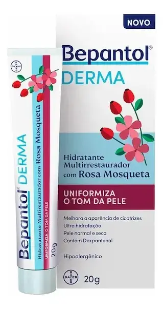 Hidratante Multi Com Rosa Mosqueta Bepantol Derma 20g Momento De Aplicação Dia/noite Tipo De Pele Todo Tipo De Pele - 1