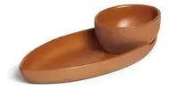 Jogo De 2 Petisqueiras Saturno Odisseia Caramelo - 1