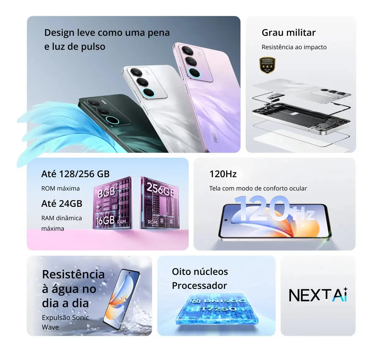Celular Smartphone Realme C73 128gb 4gb Ram Dual Sim 120hz 6000mAh Verde thumbnail 2
