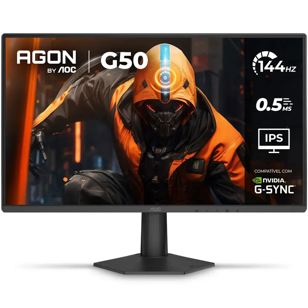 Monitor Gamer AOC AGON G50 24" 144Hz 0,5ms IPS HDR10 G-SYNC 24G50F Preto - 1