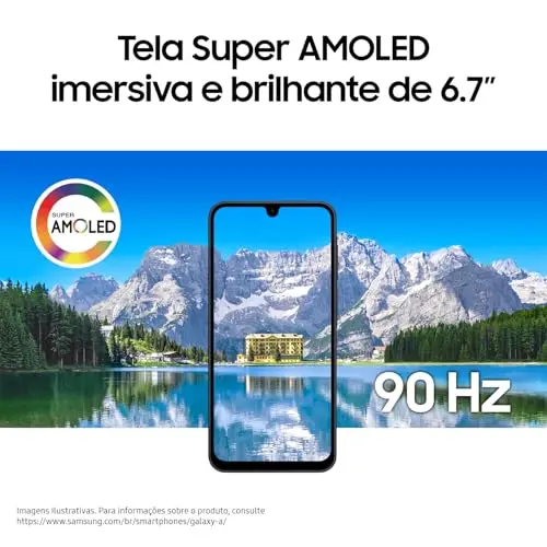 Celular Samsung Galaxy A17, 128GB, 4GB, 50MP Tela 6.7", IP54 - Cinza thumbnail 6