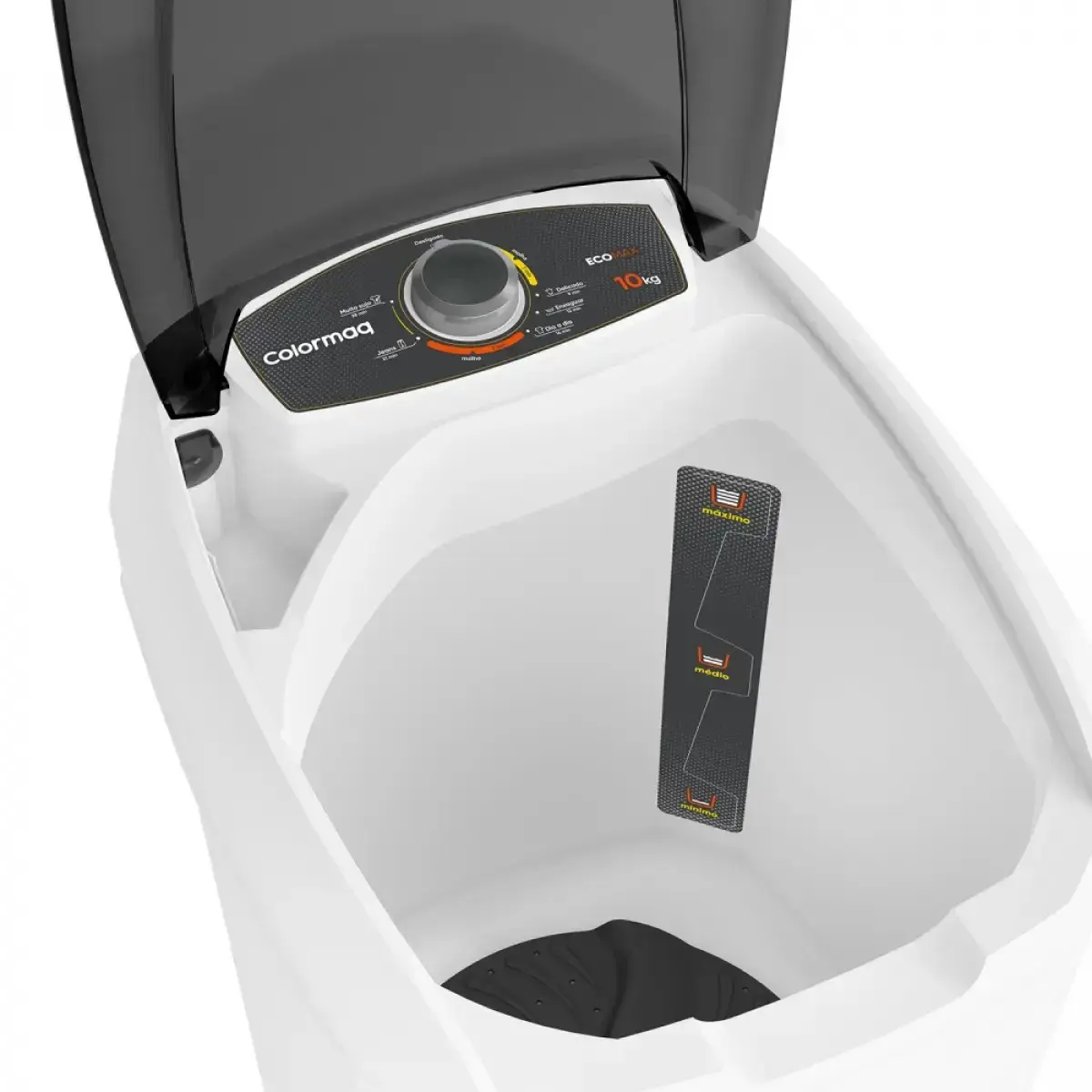 Lavadora Semiautomática Lcs 10kg Branca Colormaq 110v Branco thumbnail 4