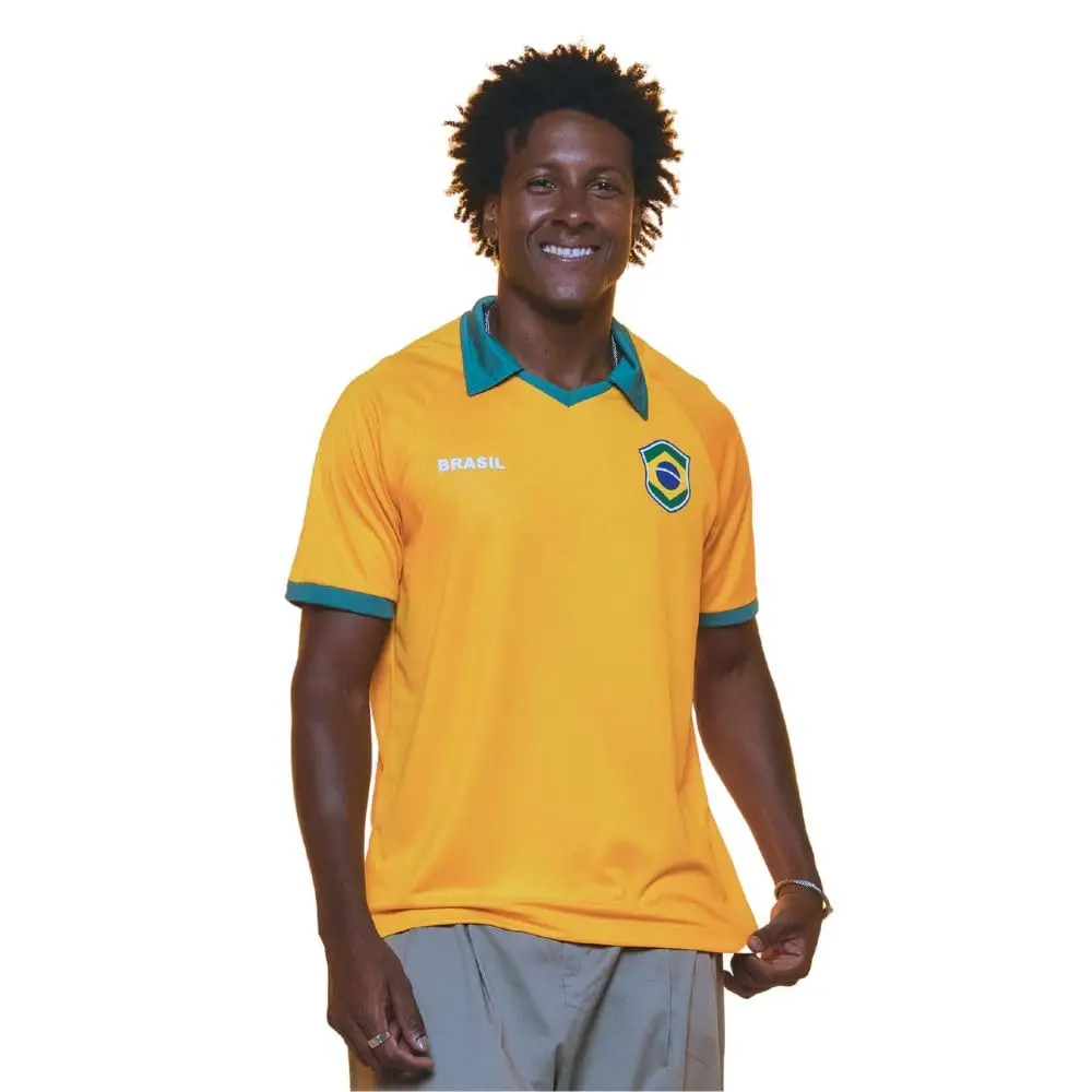Camisa Brasil Espelho Masculina - 1