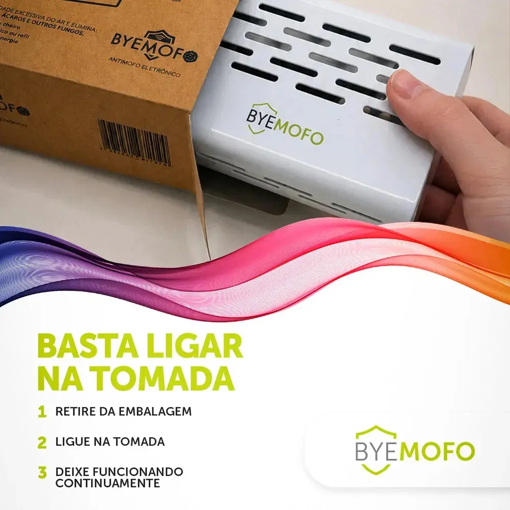 3 Aparelho Elétrico Anti Mofo Fungo Ácaro Byemofo Legon Cor Branco thumbnail 3