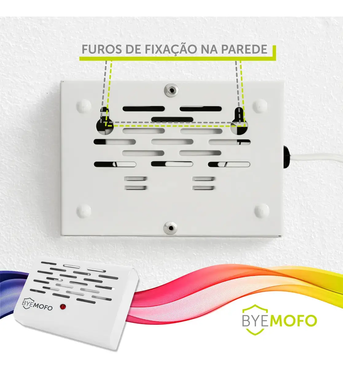 3 Aparelho Elétrico Anti Mofo Fungo Ácaro Byemofo Legon Cor Branco thumbnail 6