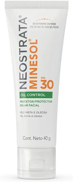 Protetor Solar Facial NeoStrata Minesol Oil Control, Sérum, FPS 30, 40g