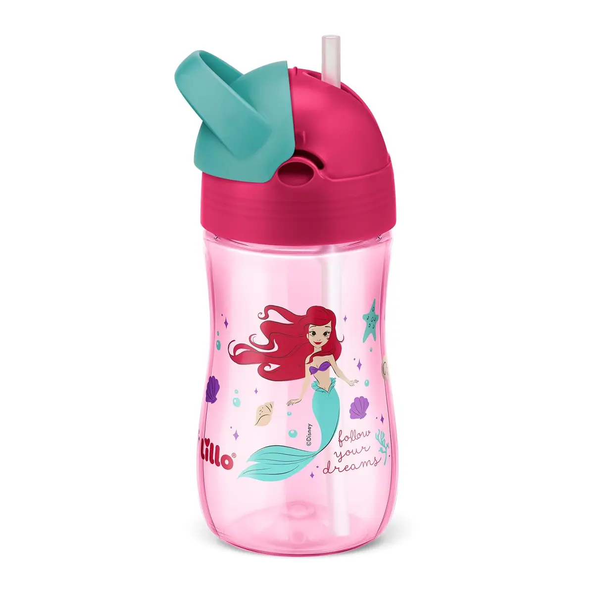 Lillo Copo Evolution com Canudo 300ml – Disney Princesas