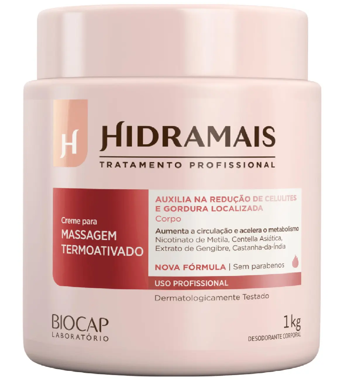 Creme de Massagem Termo Ativado, 1KG- Hidramais - 1