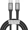 【+por- R$10】Cabo USB-C 2m 60W Turbo Nylon p/ Dados e Carga - 1