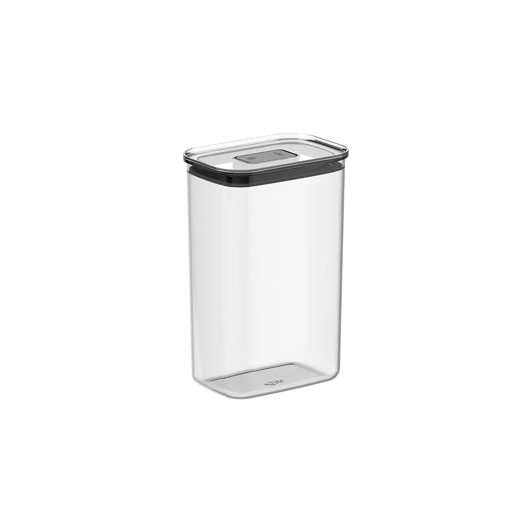 Ou Pote Hermético Retangular 2,3L Transparente Linha Duo Lock - 1
