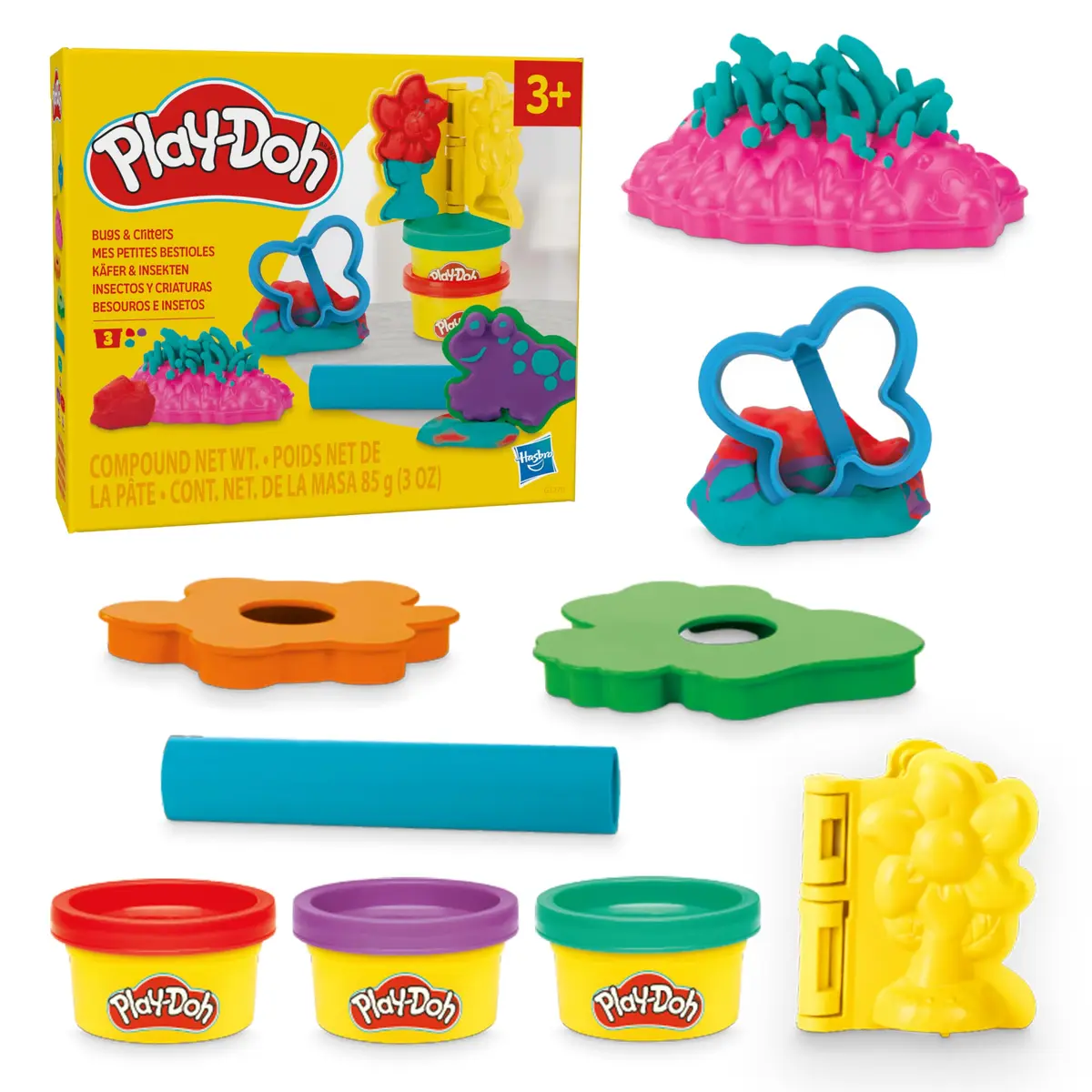 Conjunto Play Doh Besouros e Insetos